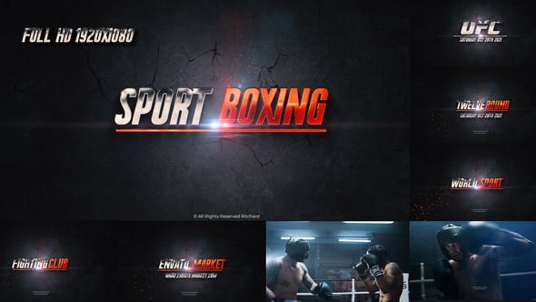 Sport Trailer / Boxing / Fight Night / MMA/ - Videohive Download 32824656